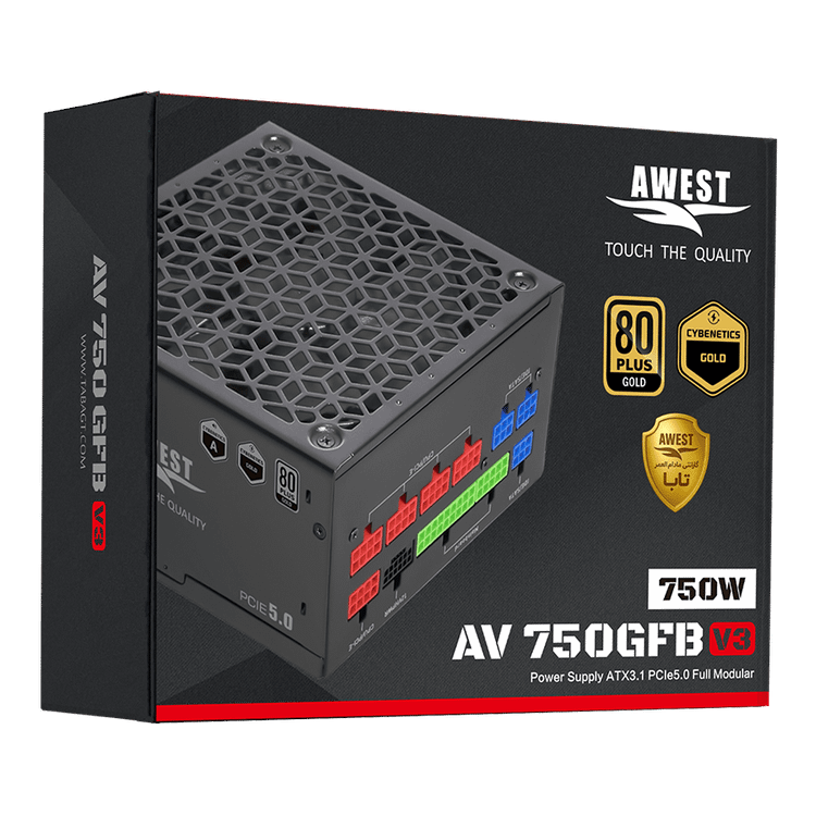 منبع تغذیه اوست AV750-GFB V3