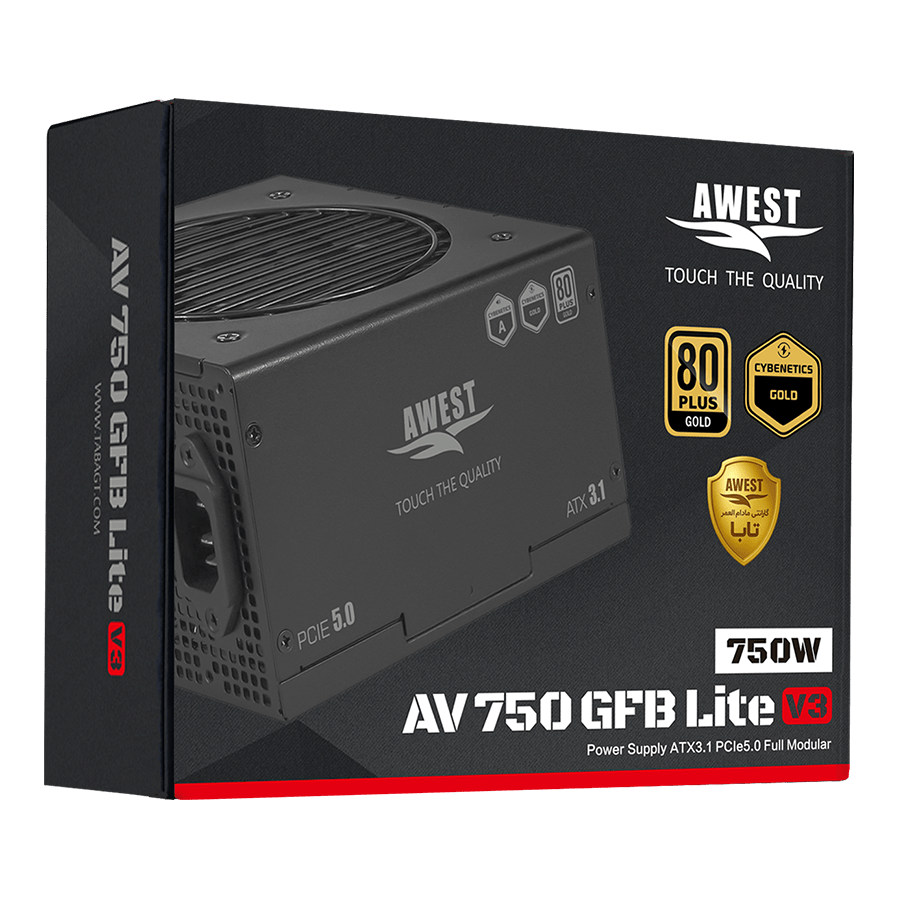منبع تغذیه اوست AV750-GFB LITE V3