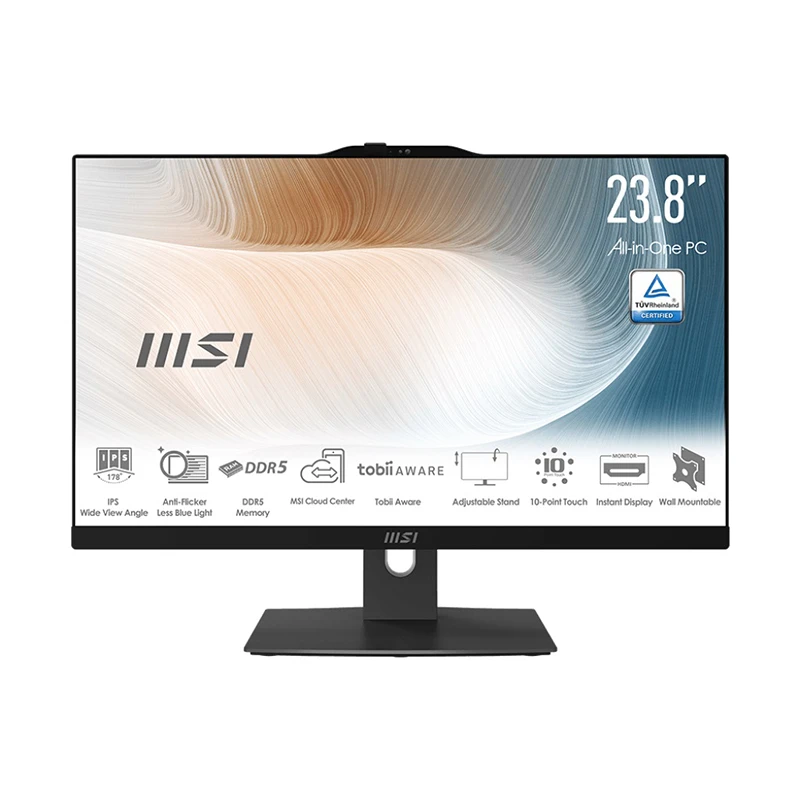 کامپیوتر همه کاره 23.8 اینچ ام اس آی مدل AM242P 1M-Core I3 100U-8GB DDR5 4800MHz-1TB SSD-IPS