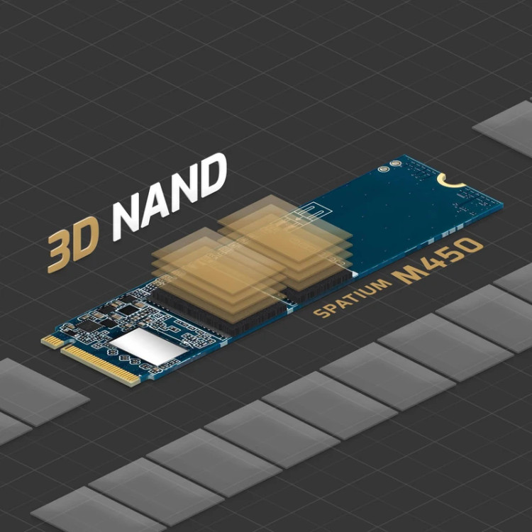 اس اس دی اینترنال PCIe Gen4 x4 ام اس آی مدل SPATIUM M450 ظرفیت 1 ترابایت