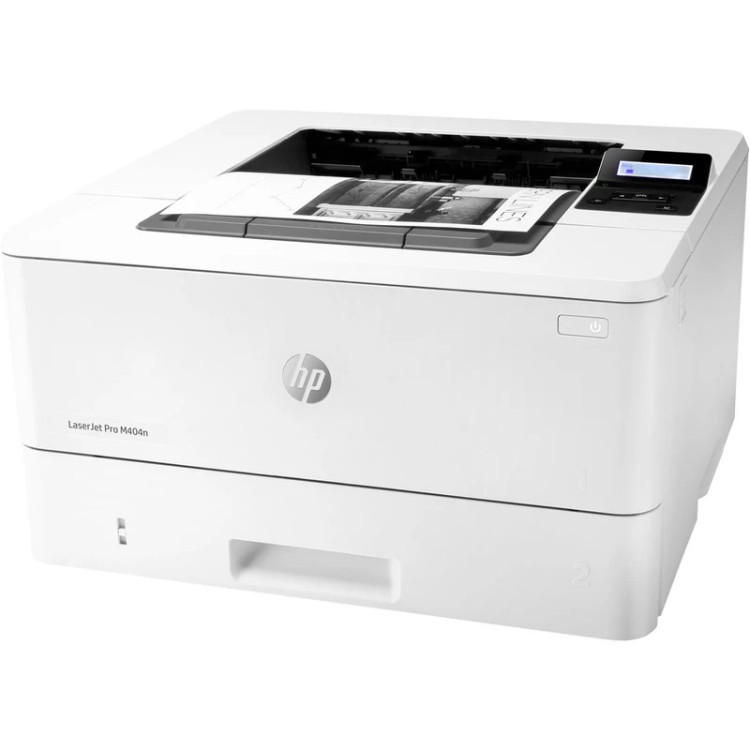 پرینتر اچ پی تک رنگ تک کاره با چاپ لیزری مدل LaserJet Pro M404n، سایز چاپ A4