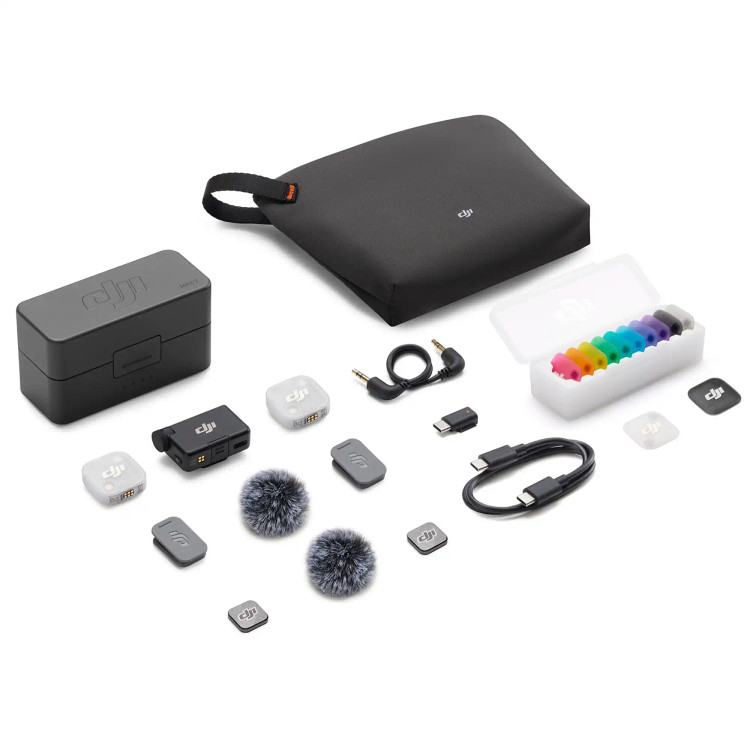 میکروفون یقه ای بی سیم دو کاربره دی جی آی مدل DJI MIC MINI2