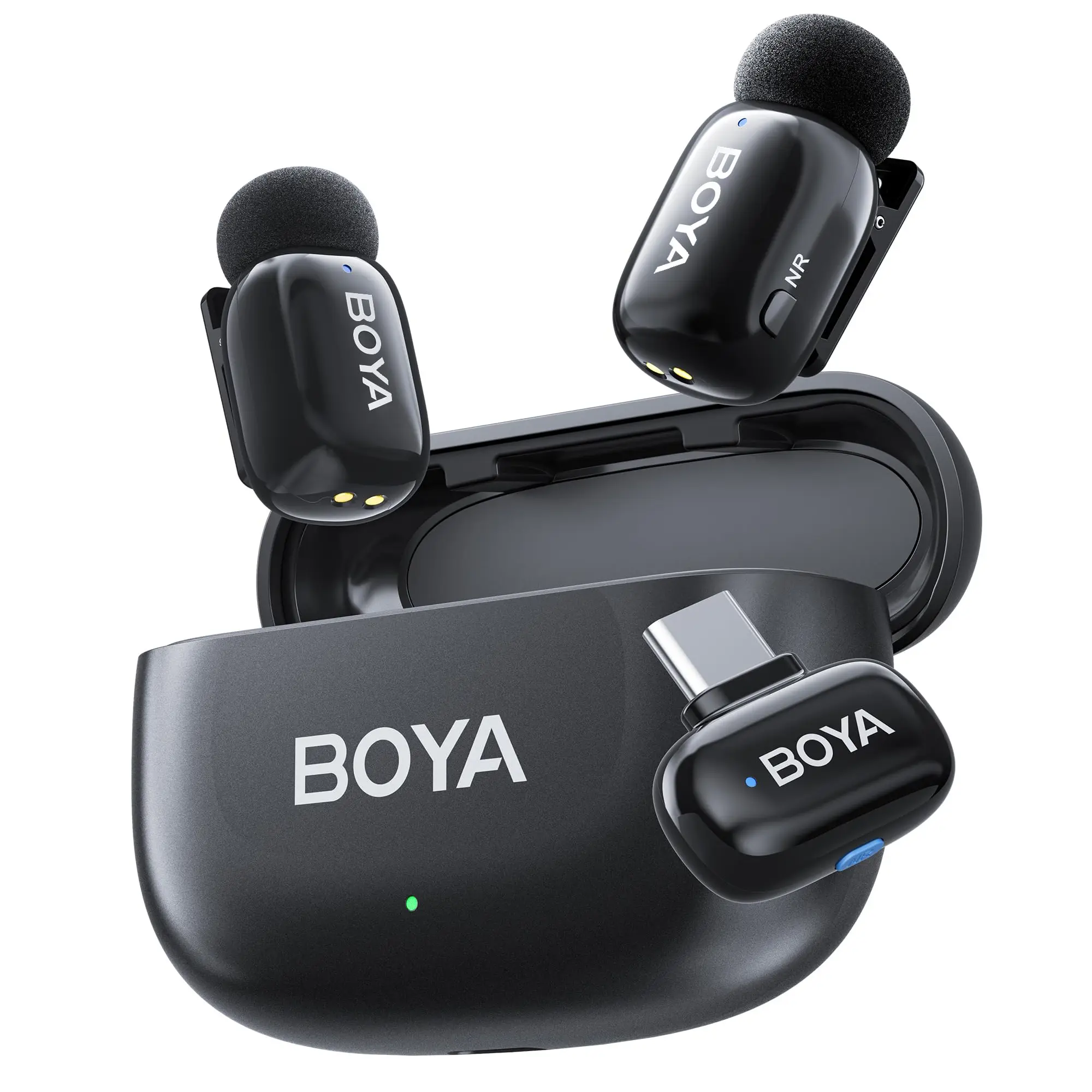 میکروفون یقه ای دو کاربره بویا مدل 02 BOYA MINI2 رابط Type C