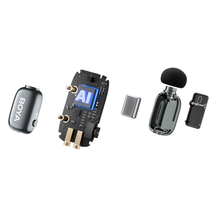 میکروفون یقه ای دو کاربره بویا مدل 02 BOYA MINI2 رابط Type C