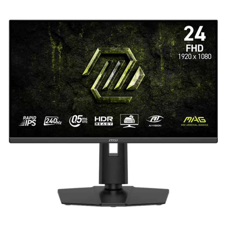 مانیتور گیمینگ 23.8 اینچ ام اس آی مدل MAG 245PF X24 با وضوح Full HD پنل Rapid IPS و نرخ به روزرسانی 240 هرتز