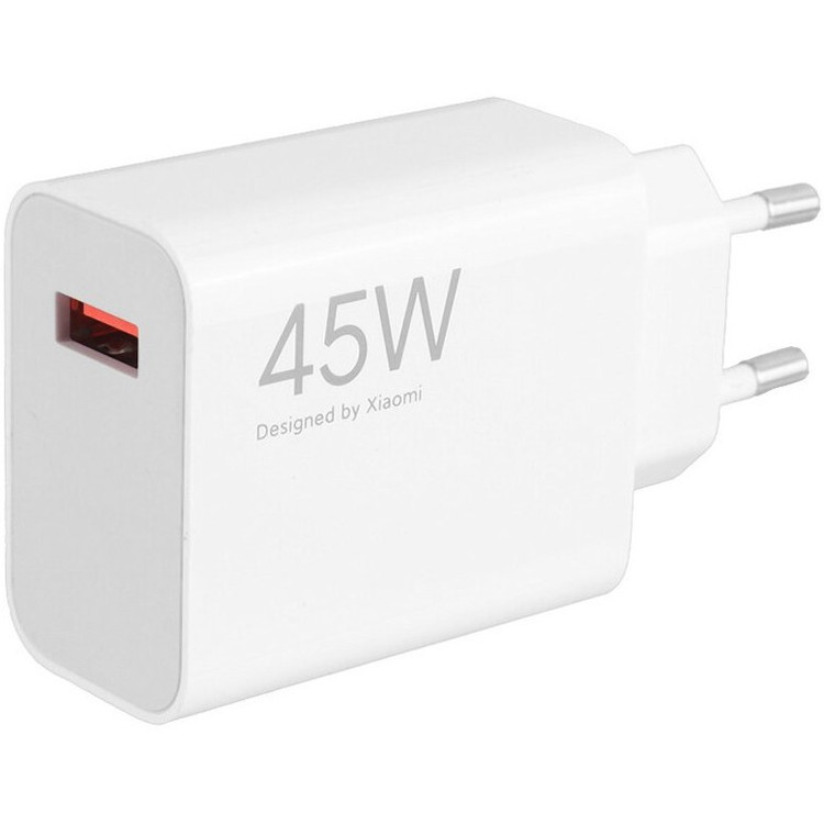 شارژر دیواری فست سرکارتنی تک پورت Xiaomi مدل MDY-17-EF 45W