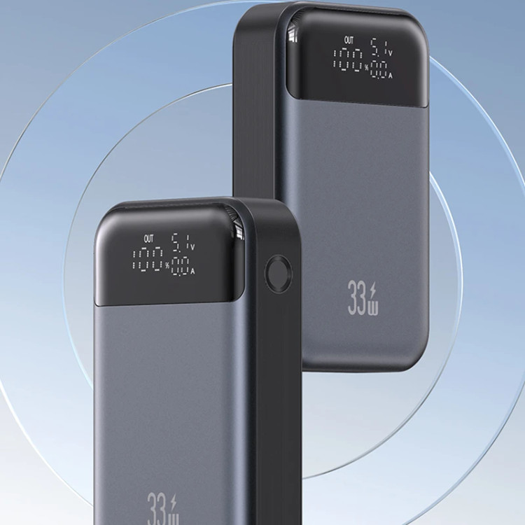 پاور بانک یوسمز US-CD221 ظرفیت 10000 میلیآمپر ساعت توان 33 وات