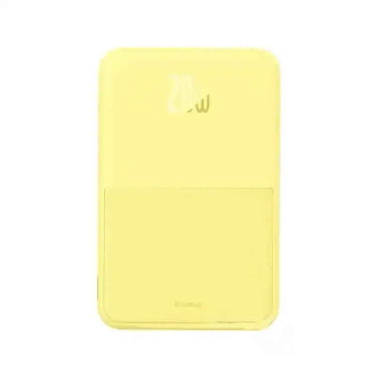 پاور بانک بی سیم مگنتی باسئوس مدل Magnetic Wireless 20w با ظرفیت 5000 میلیآمپر ساعت