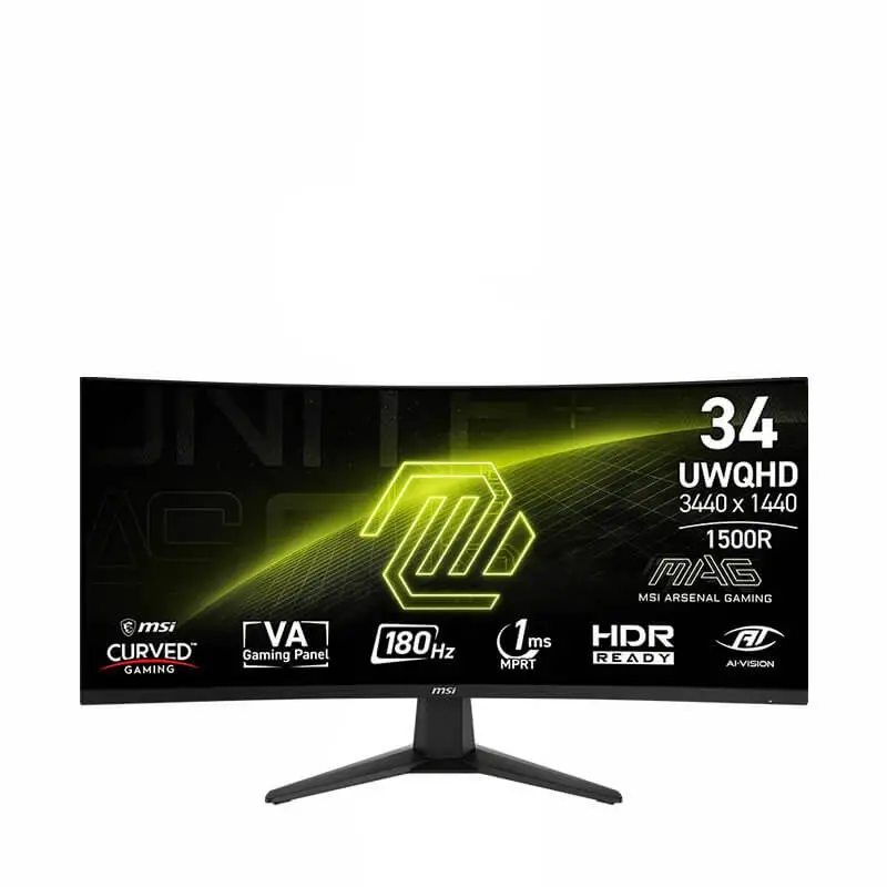 مانیتور گیمینگ 34 اینچی ام اس آی مدل MAG 346CQ
