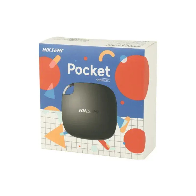 هارد اس اس دی اکسترنال هایک سمی مدل Pocket ESSD T100 ظرفیت 512 گیگابایت