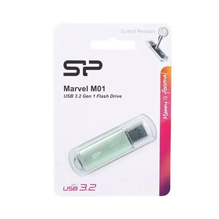 فلش مموری USB 3.2 Gen 1 سیلیکون پاور مدل Marvel M01 ظرفیت 128 گیگابایت