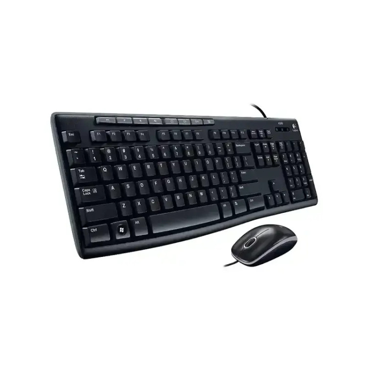 کیبورد با سیم لاجیتک مدل Mk200 Media به همراه ماوس