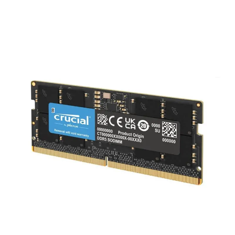 رم لپ‌تاپ DDR5-5600 کروشیال مدل SO-DIMM CL46 CT16G56C46S5 تک کاناله ظرفیت 16 گیگابایت