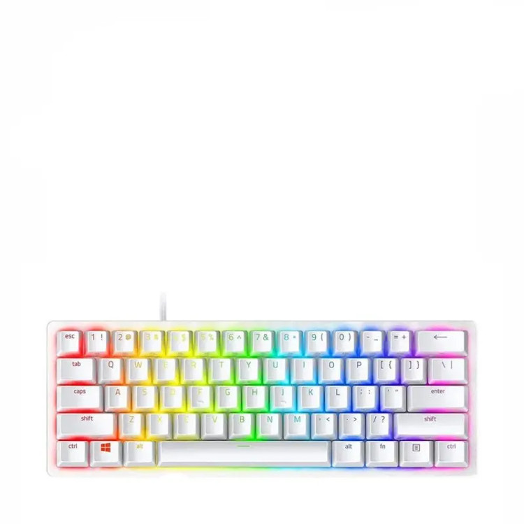 کیبورد گیمینگ با سیم ریزر مدل Huntsman Mini 60%