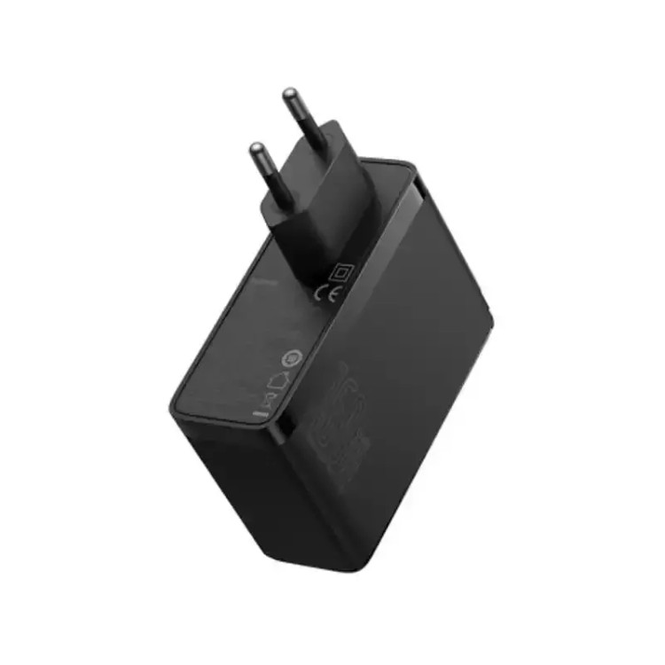 شارژر دیواری سه پورت باسئوس مدل GaN5 Pro 2C+U توان 160 وات (همراه کابل)