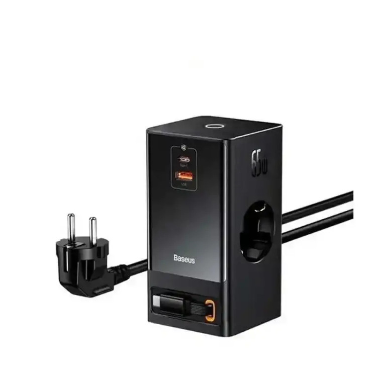 شارژر رومیزی باسئوس مدل Power Combo PSLR000301 با توان 65 وات