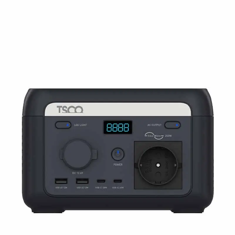 پاور استیشن تسکو مدل TST 201 ظرفیت 32000 میلی آمپر ساعت توان 200 وات (102.4 وات ساعت)