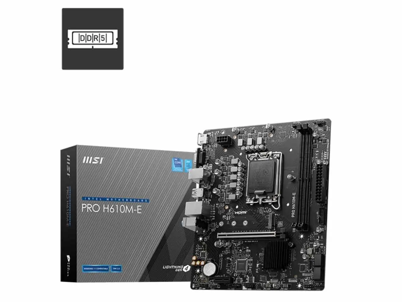 مادربرد ام اس آی مدل MSI PRO H610M-E DDR5