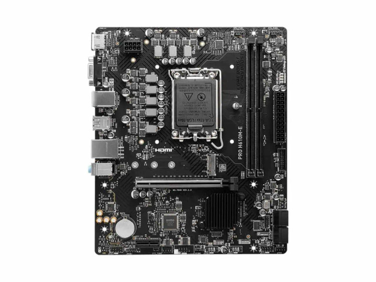 مادربرد ام اس آی مدل MSI PRO H610M-E DDR5